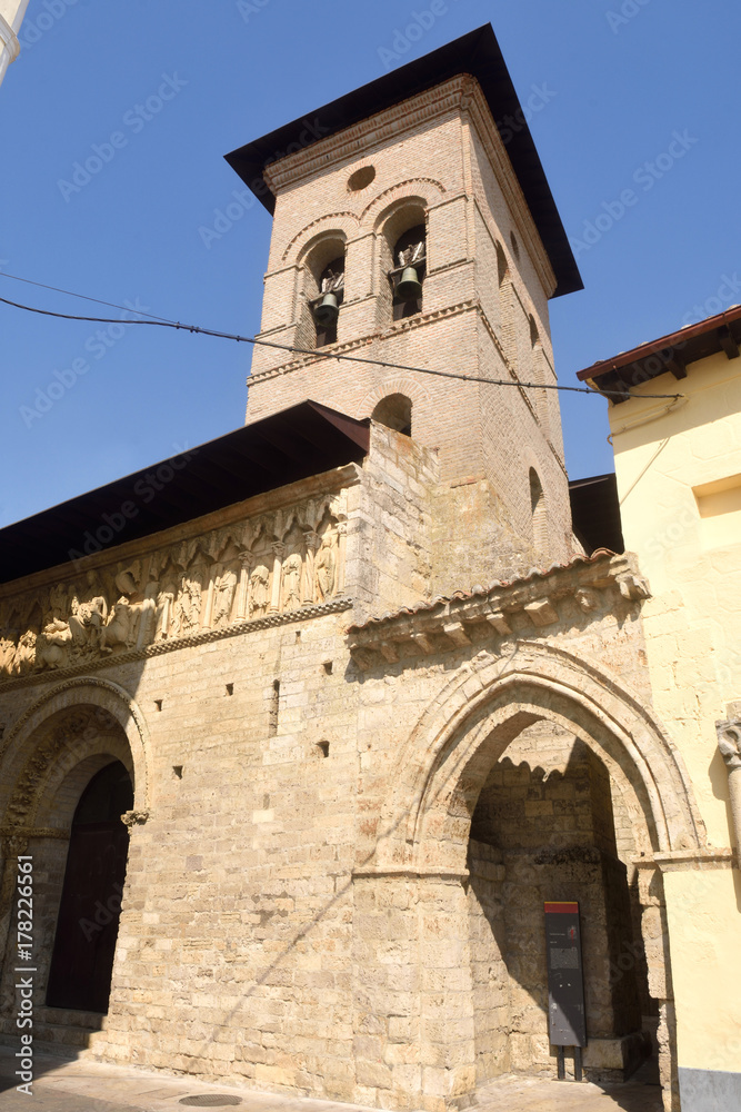 Romanesque church of Satiago, Carrion de los Condes, Palencia province, Spain
