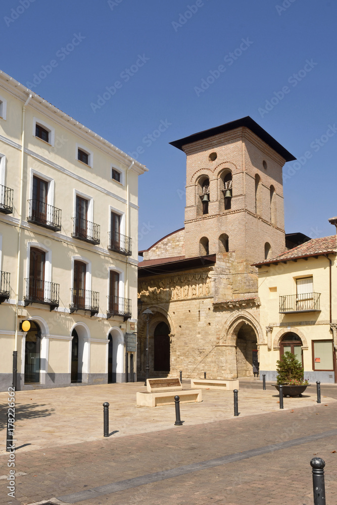 Romanesque church of Satiago, Carrion de los Condes, Palencia province, Spain