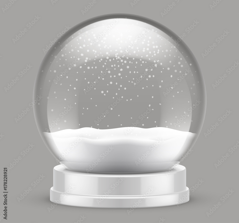 Obraz premium Boule à neige vectorielle 6