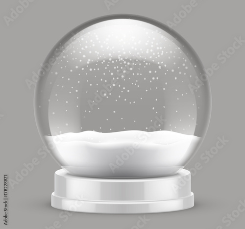 Boule à neige vectorielle 6