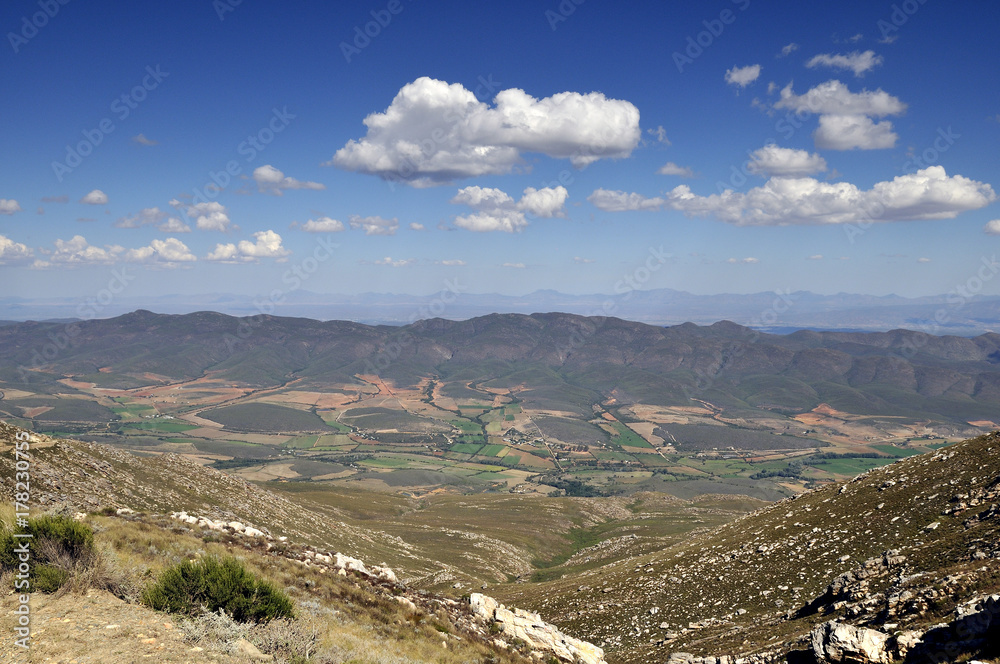 Scenic View of a Valley Viewed from a Mountain Top
