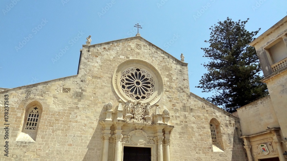 Fototapeta premium Italie Pouilles Puglia Apulia Otrante Otranto Cathédrale Cattedrale