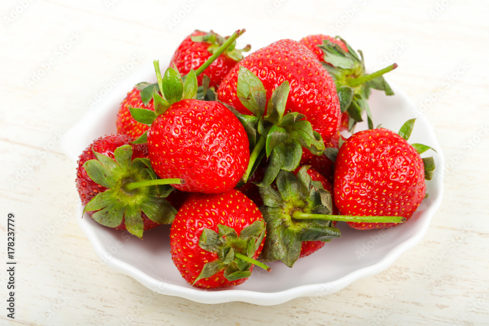 Strawberry in the bowl Strawberry in the bowl