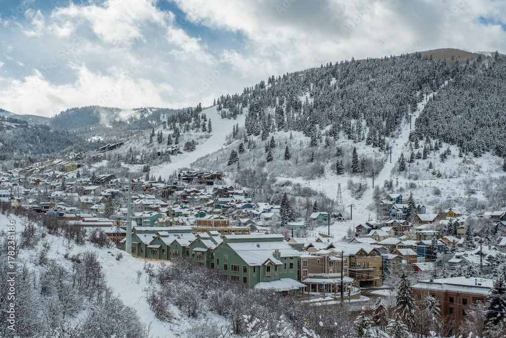 Park City in the Snow