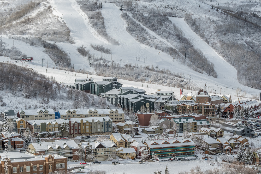 Park City in the Snow