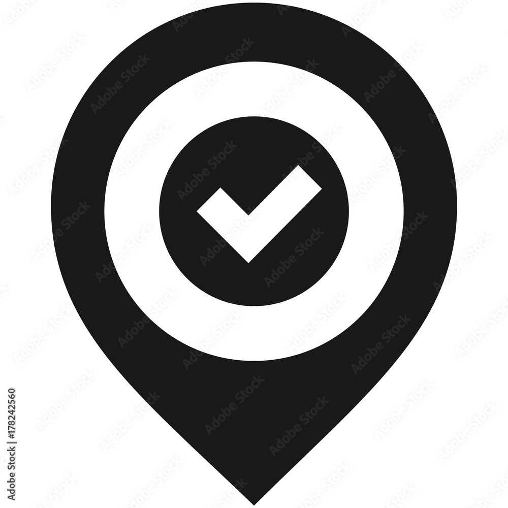 Black map pin, Black map pin,