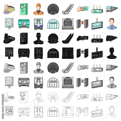 Transport, public, equipment, and other web icon in cartoon style.Electric transport, gear, icons in set collection.