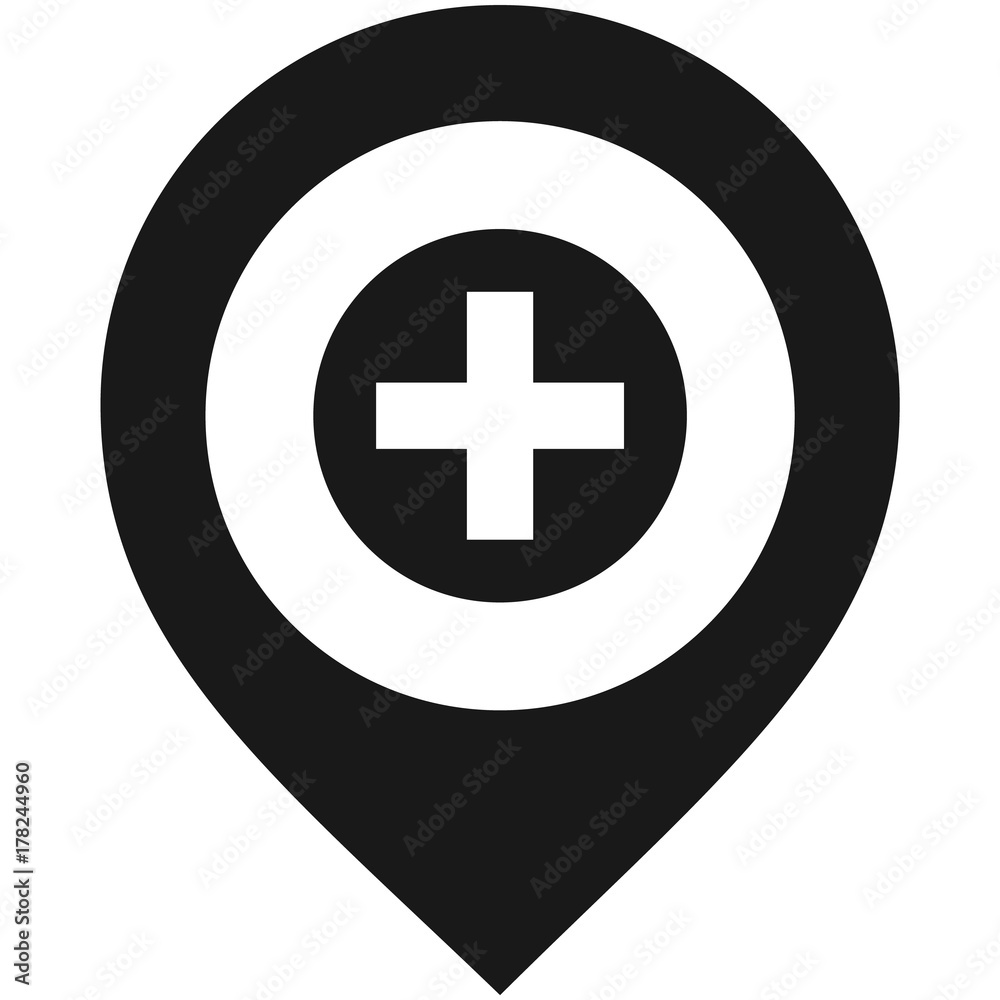 Black map pin, Black map pin,