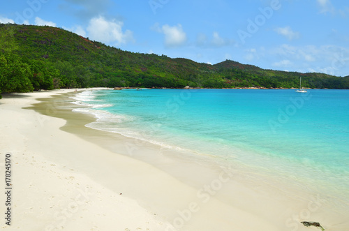 Seychelles islands, Praslin, Anse Lazio