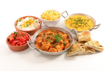 assorted indian food