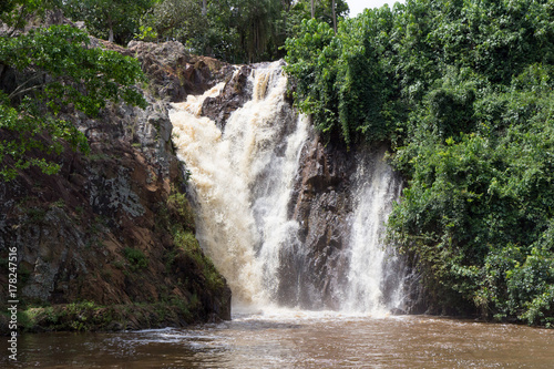 Ssezibwa Falls  Mukono  Uganda. 23 April 2017. A view of the waterfalls.