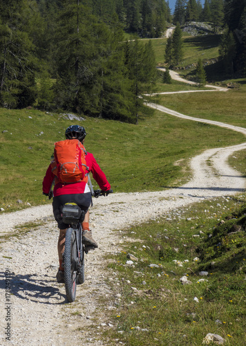 Mountainbike fahren in Öste...
