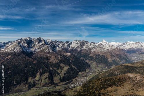 Panorama View From Mt. Mohar 2.604m In National Park Hohe Tauern