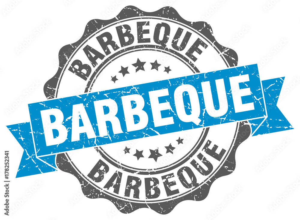 Obraz premium barbeque stamp. sign. seal