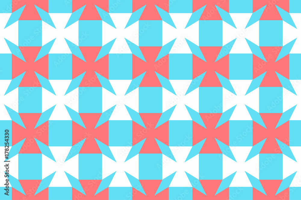 Colorful seamless geometric pattern Colorful seamless geometric pattern