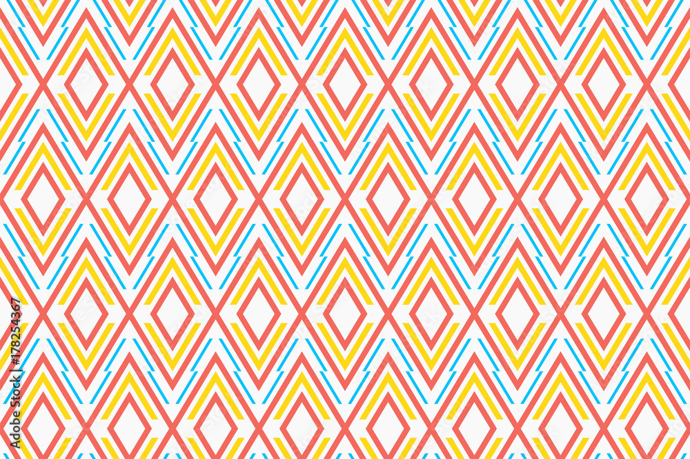 Colorful seamless geometric pattern Colorful seamless geometric pattern