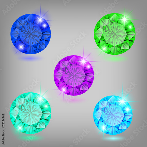 Collection of diamonds