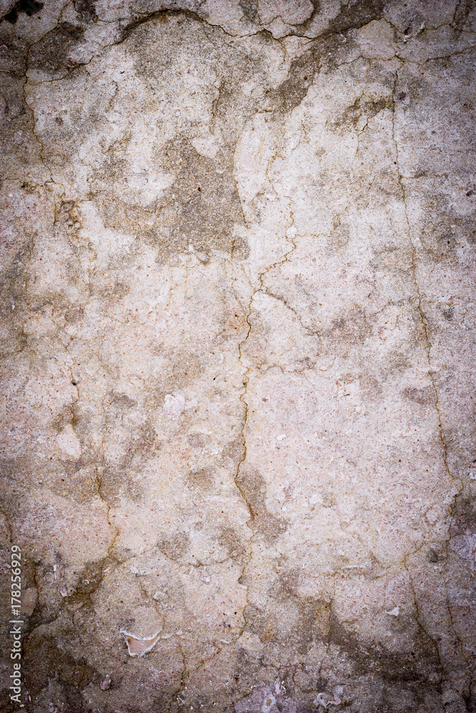 Naklejka premium An old real wall texture & colored background