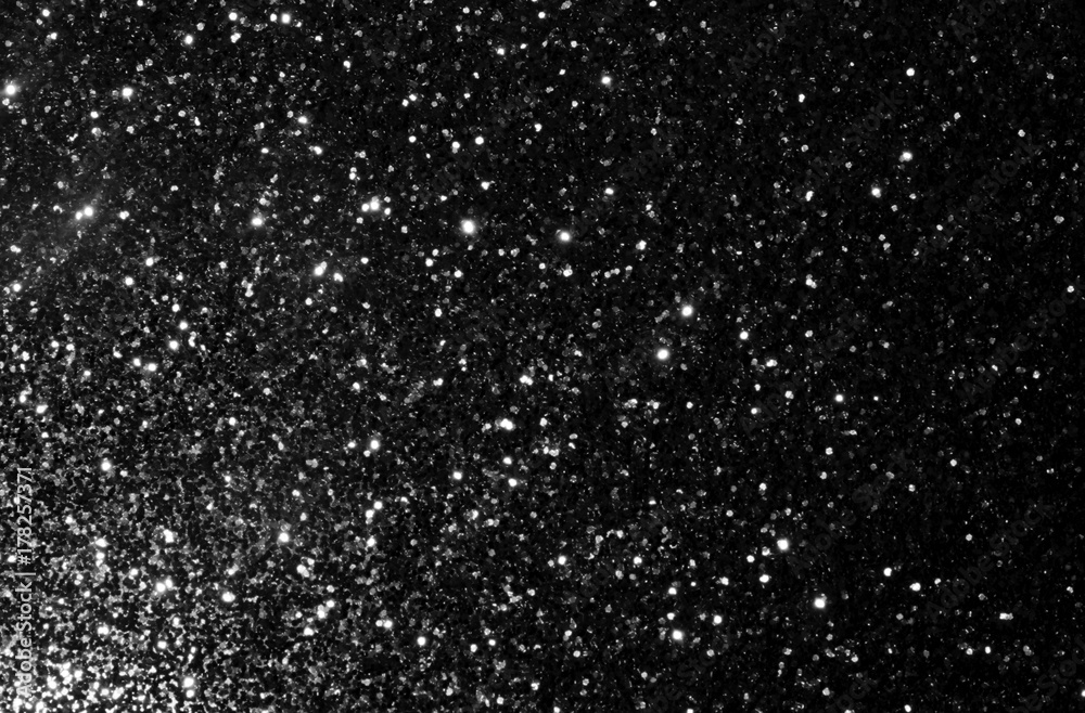 Obraz premium silver glitter texture christmas abstract background