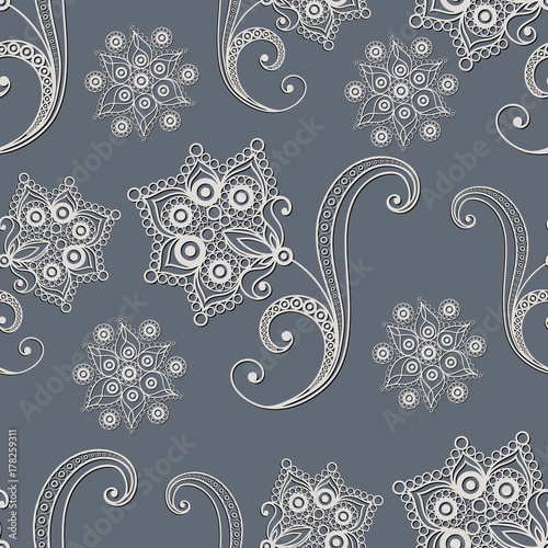 Seamless lace pattern 8