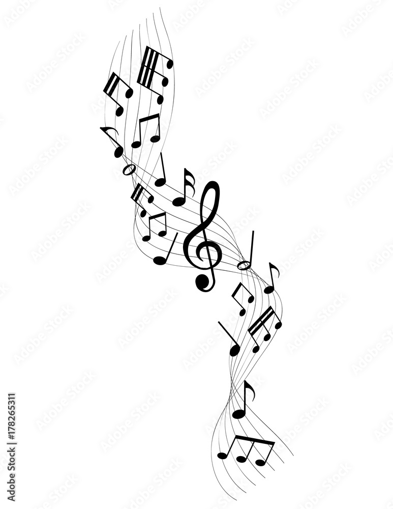 Fototapeta premium Musiknoten