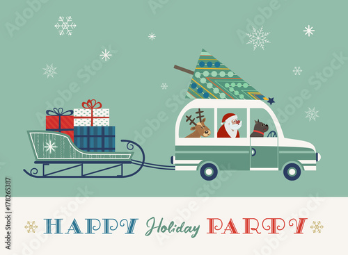 Happy holidays poster