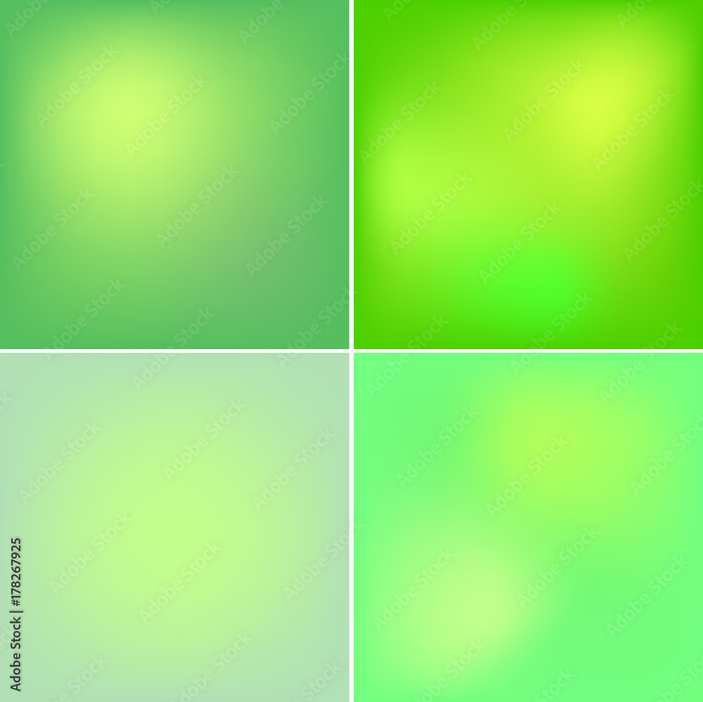 Fototapeta premium Abstract concept vector multicolored blured background set.For business infographic, booklet, background, poster, web sites,banners.