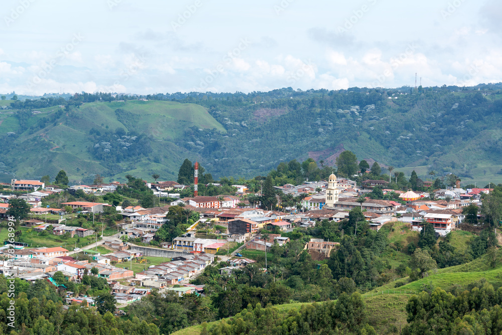 View of Salento, Colombia