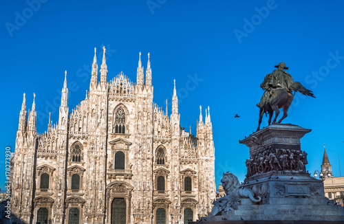 Milan Cathedral, Piazza del Duomo, Lombardia, Italy.