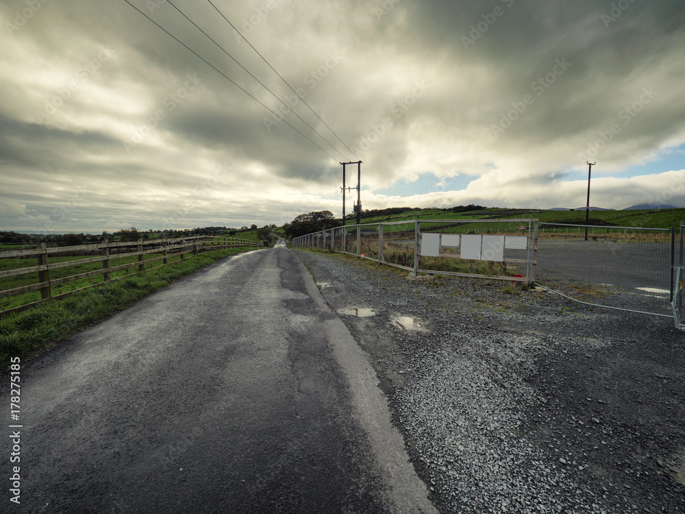 Cloudy countryside,Northern Ireland