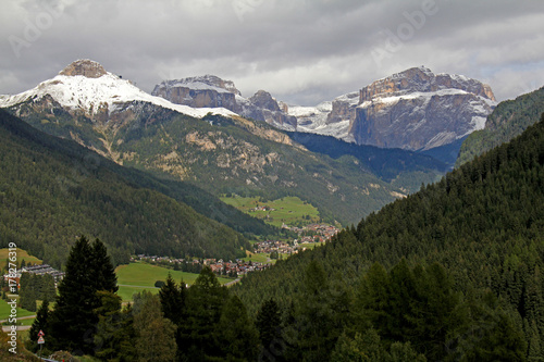 Campitello di Fassa, il Col Rodella e il Sella  prima neve di settembre © gabriffaldi