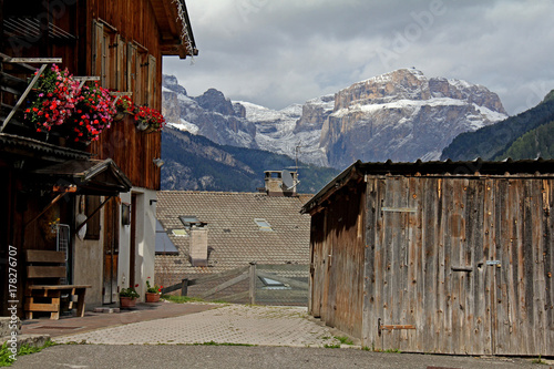 il Sella da Moncion, Dolomiti di Fassa; prima neve di settembre