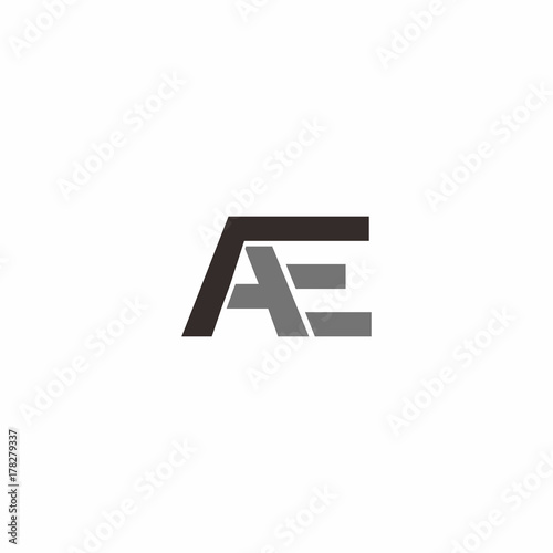 Free Download AE Letter Logo Vector - GFXLoad