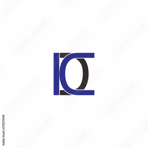 Free Download DC Letter Logo Vector - GFXLoad