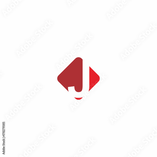 Free Download J Letter in square logo - GFXLoad