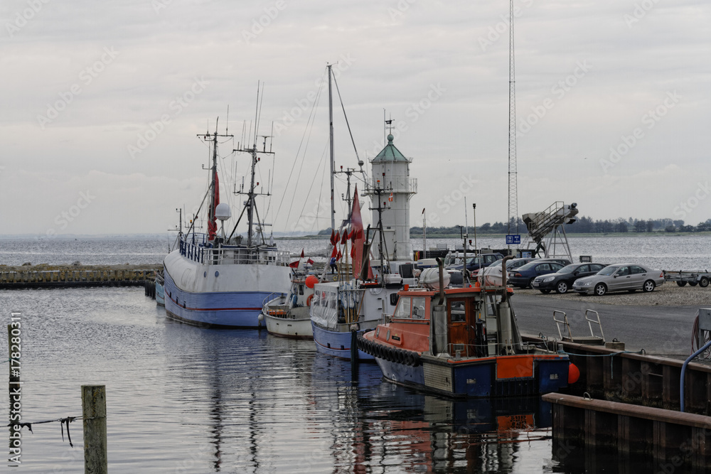 Port de Årøsund, Danemark