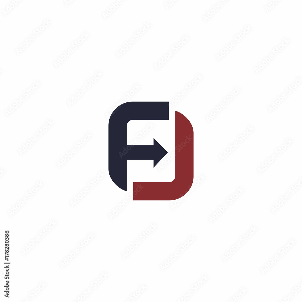 F Arrow Logo Vector F Arrow Logo Vector