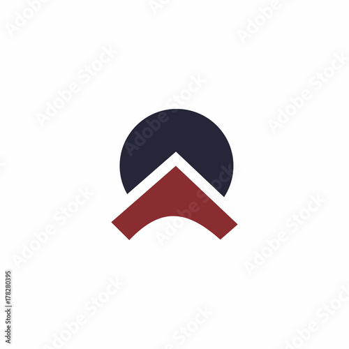 Wallpaper Mural arrow roof and circle sun logo Torontodigital.ca