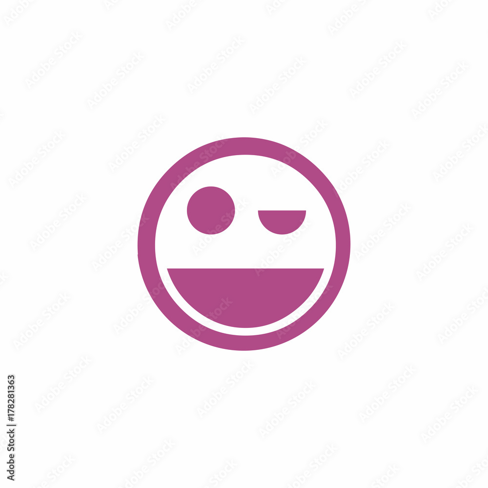 e moji fun face vector icon e moji fun face vector icon