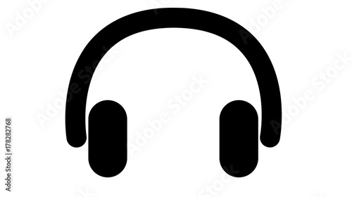 musical headphones icon
