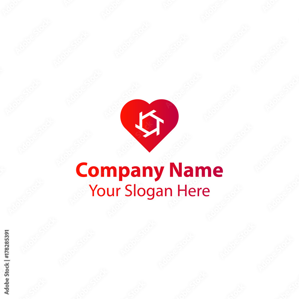 love photography logo design