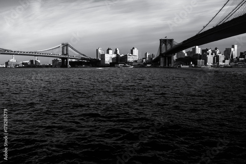 Brooklyn Bridge and Manhattan Bridge photo