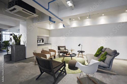 Fashion and modern office interiors