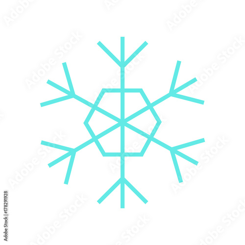 Basic Thin Snowflake