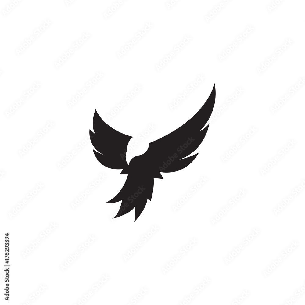 Fototapeta premium eagle fly logo