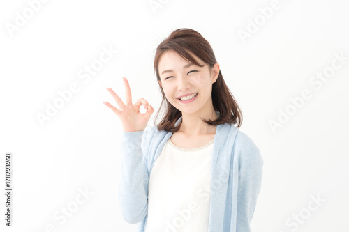 Obraz na plátně OK・若い女性