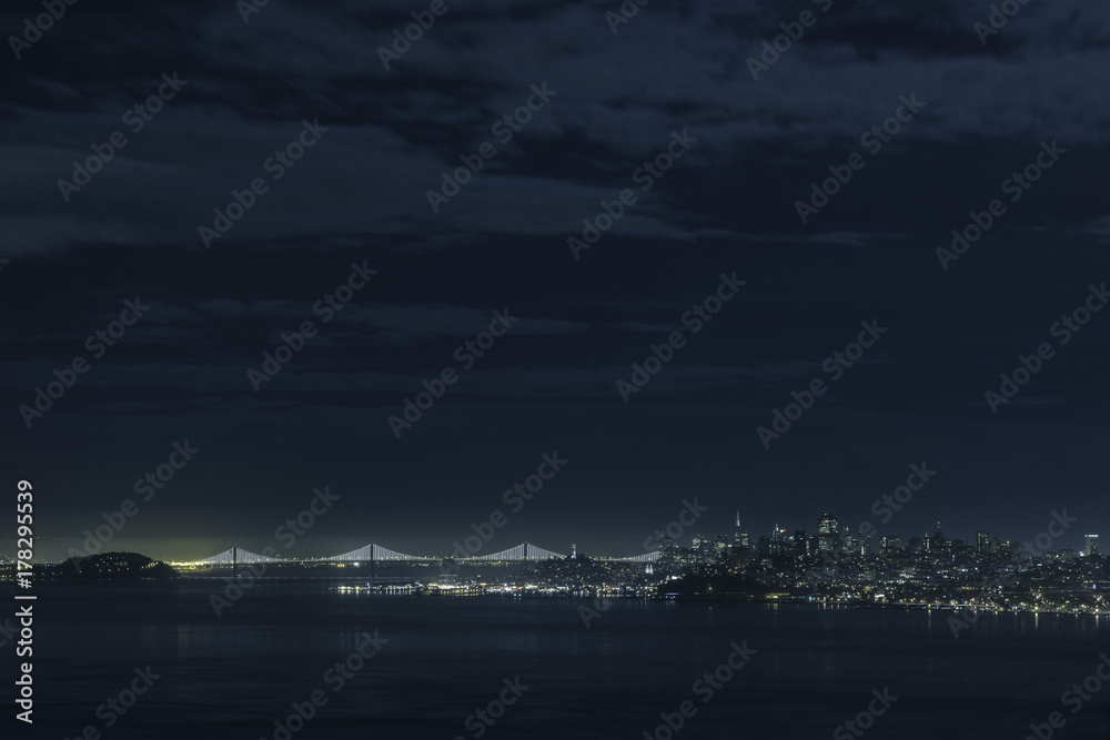The San Francisco Bay at Night The San Francisco Bay at Night