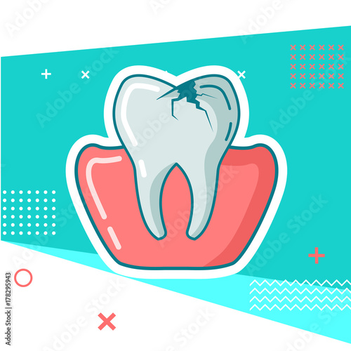 dental vector illustration