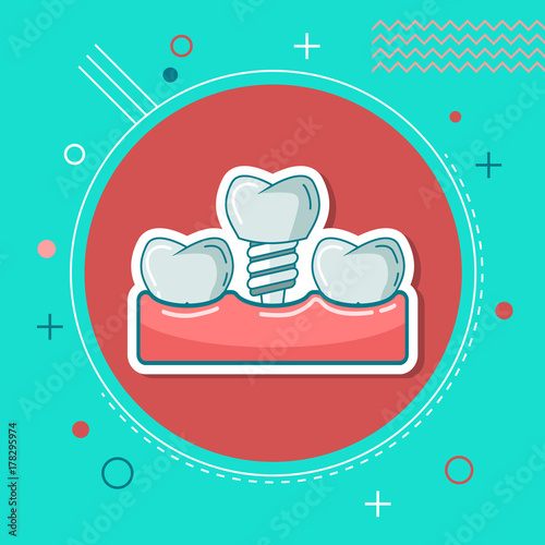 dental vector illustration