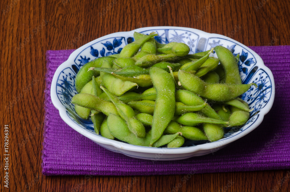 japanese cuisine. japanese soybean on the background japanese cuisine. japanese soybean on the background